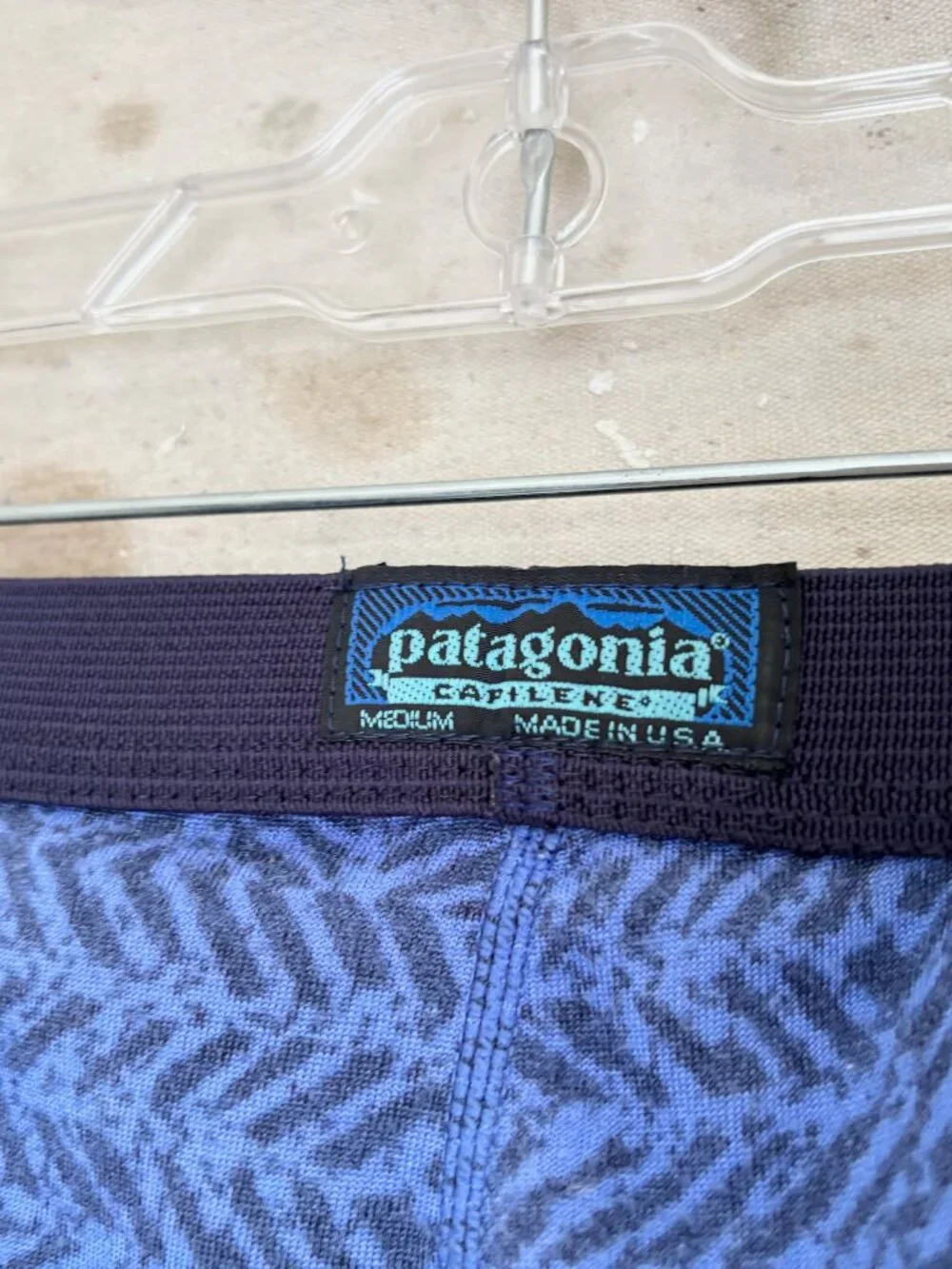 Vintage Patagonia Capilene Fleece Base Layer Pant